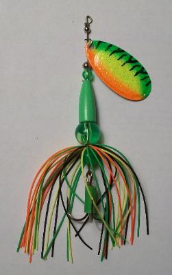 Green-FireTiger-Green Arctic Spinner