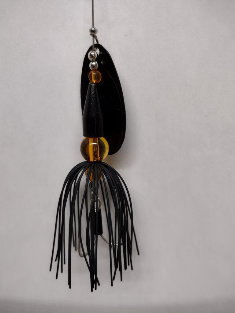 Black-Black-Orange Arctic Spinner