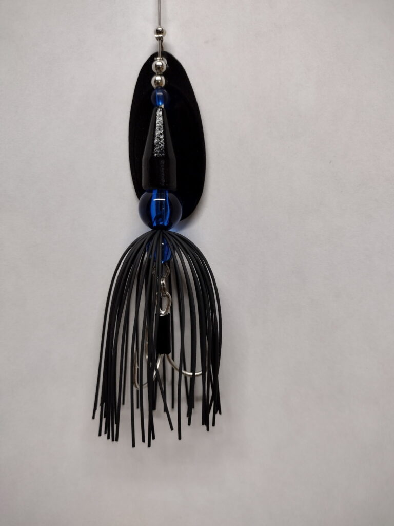 Black-Black-Blue Arctic Spinner