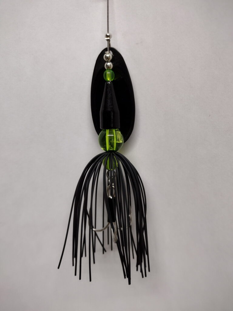 Black-Black-Green Arctic Spinner